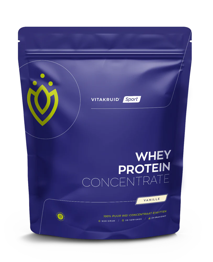 Vitakruid Whey protein concentrate  vanille 900.00 Gram