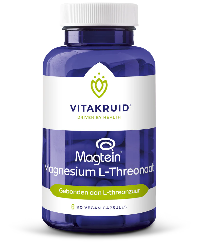 Vitakruid Magnesium L-threonaat met gepatenteerd magtein 90.00 Vegetarische capsules