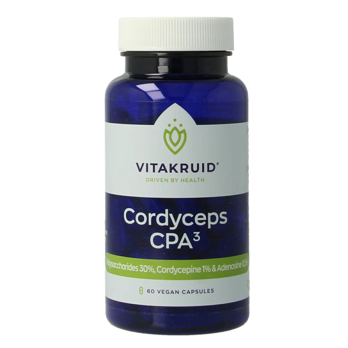 Vitakruid Cordyceps CPA3 mycelium extract 12:1 60.00 Vegetarische capsules