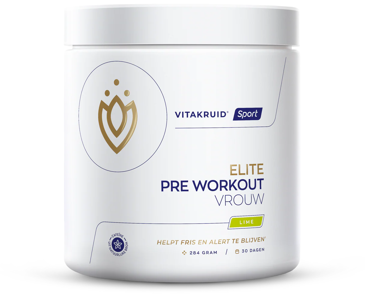 Vitakruid Elite pre workout vrouw 284.00 Gram