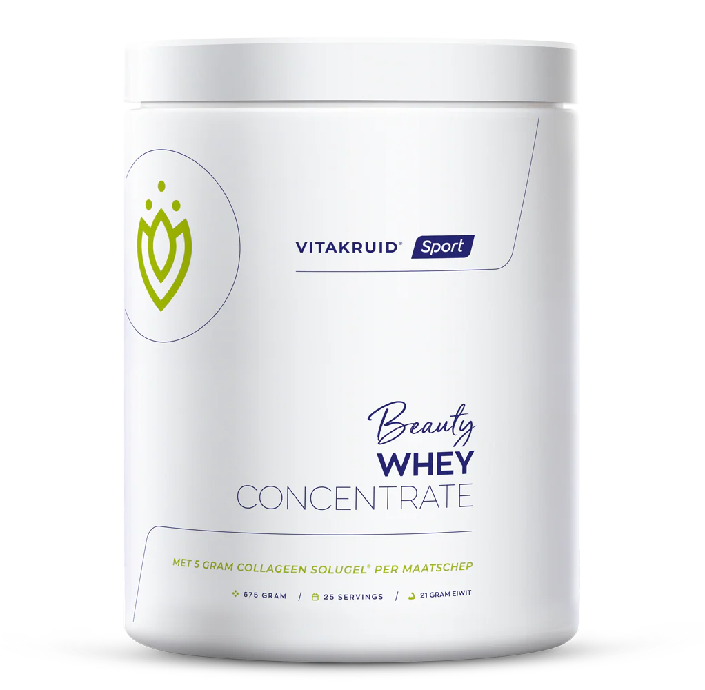 Vitakruid Beauty Whey protein met 5 gr Collageen Solugel 675.00 Gram