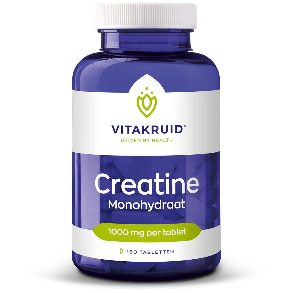 Vitakruid Creatine monohydraat 1000mg 180 Tabletten