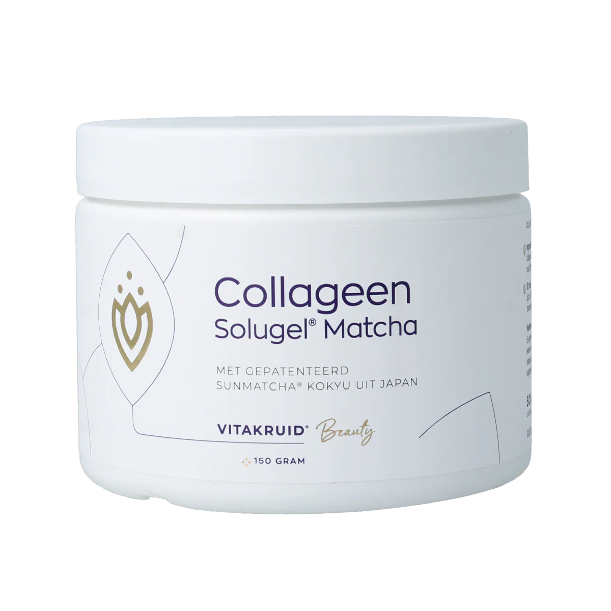 Vitakruid Matcha collageen met sunmatcha & solugel 150.00 Gram