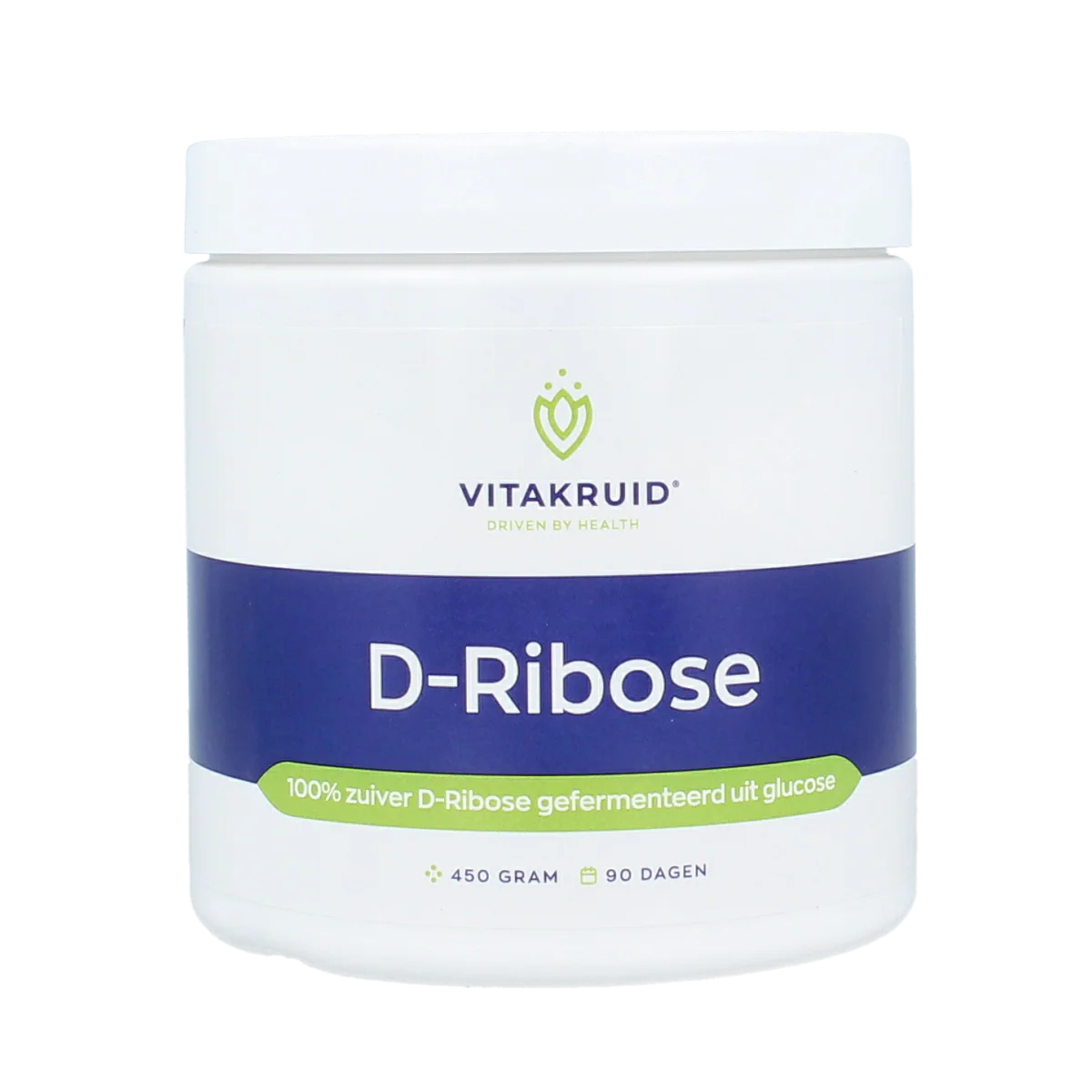 Vitakruid D-Ribose 100% puur gefermenteerd uit glucose 450.00 Gram