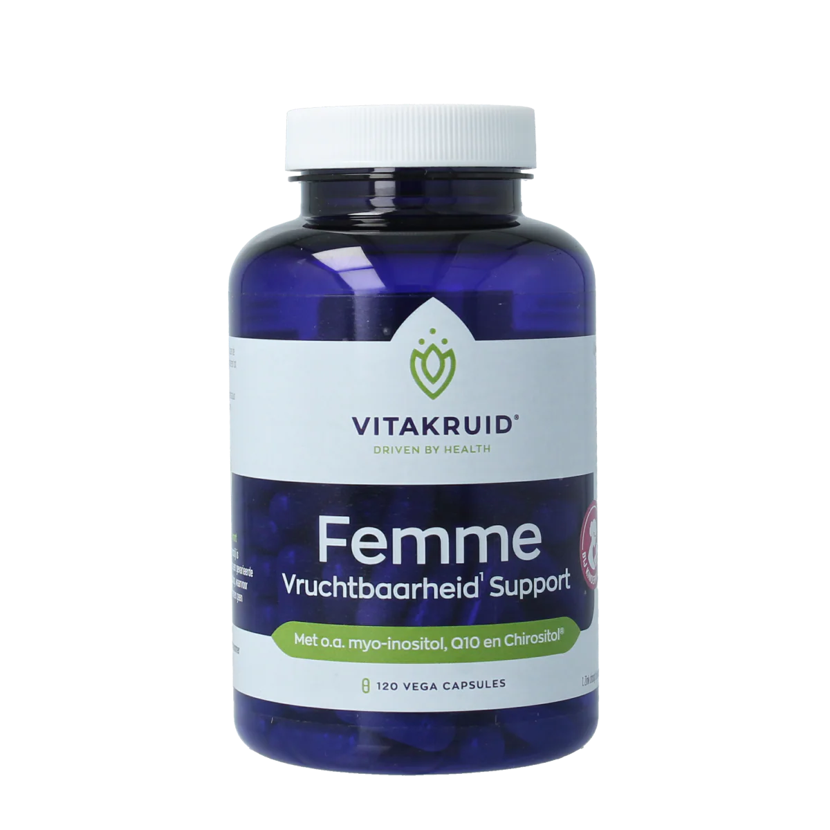 Vitakruid Femme vruchtbaarheid support 120.00 Vegetarische capsules