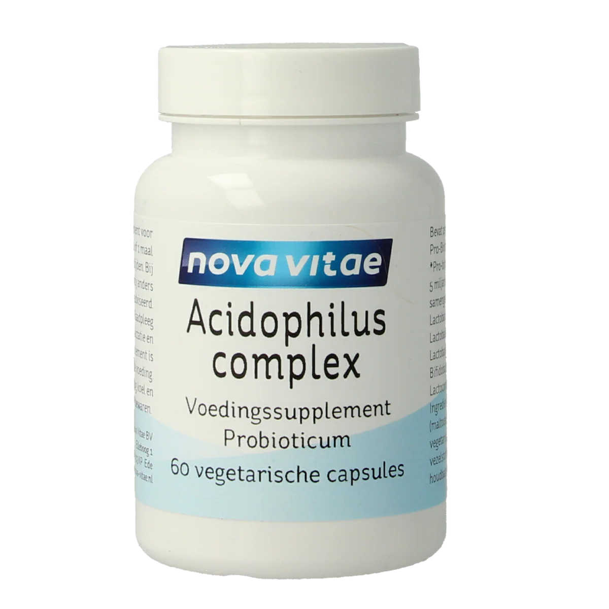 Nova Vitae Acidophilus complex 60.00 Vegetarische capsules