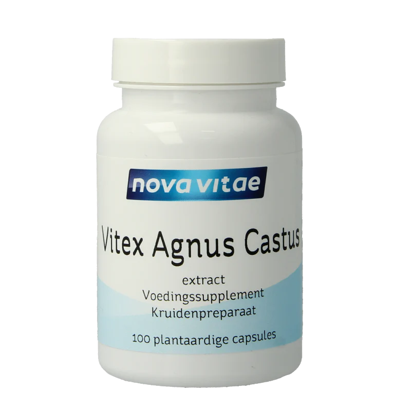 Nova Vitae Vitex agnus castus (hele bes) 100 Vegetarische capsules