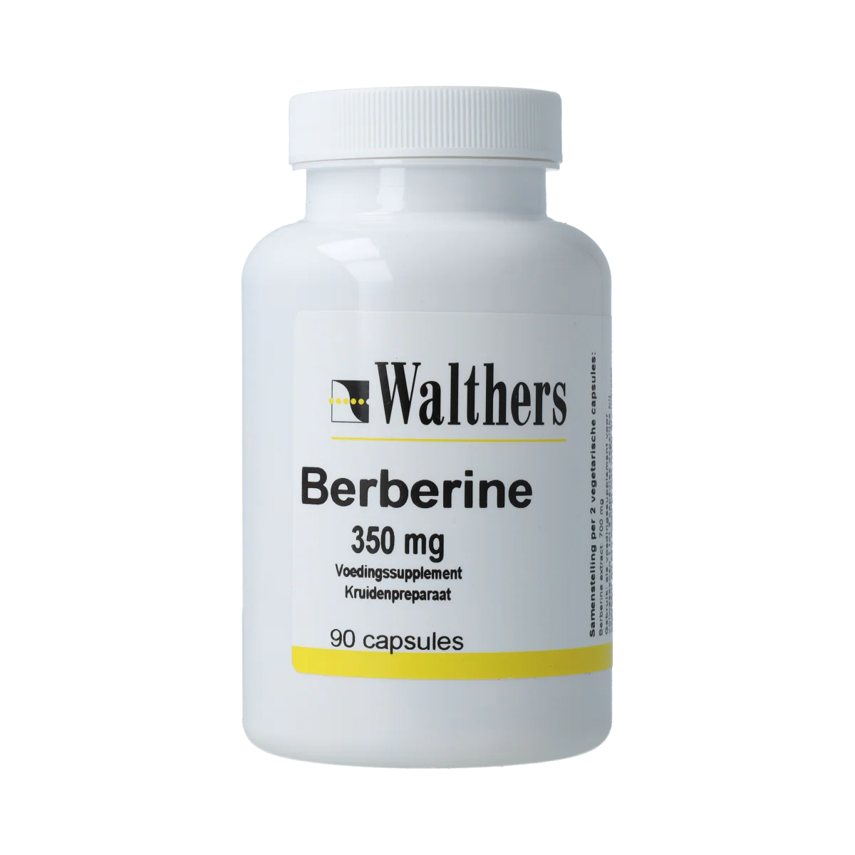 Walthers Berberine extract 350mg 90.00 Vegetarische capsules