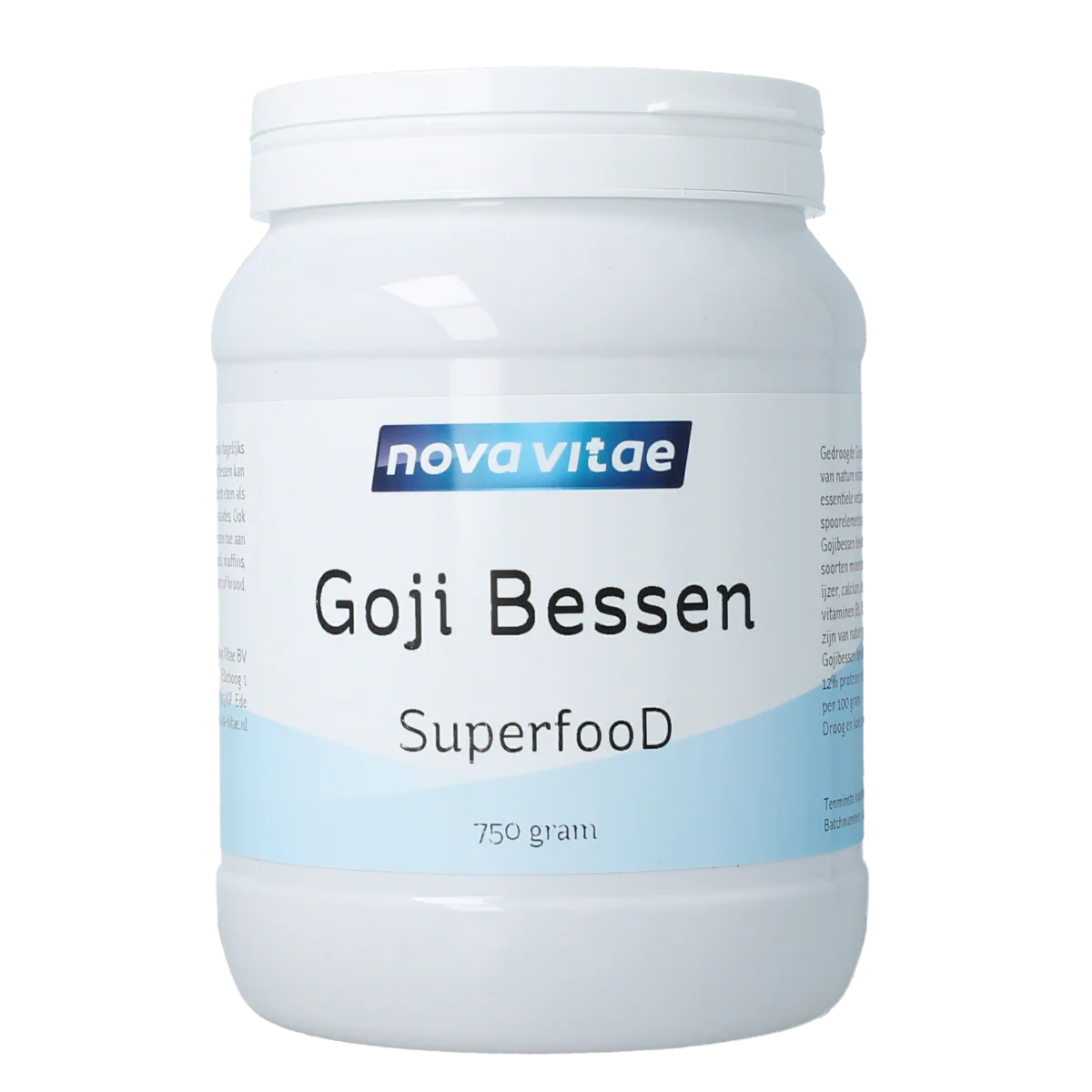 Nova Vitae Goji bessen 750.00 Gram