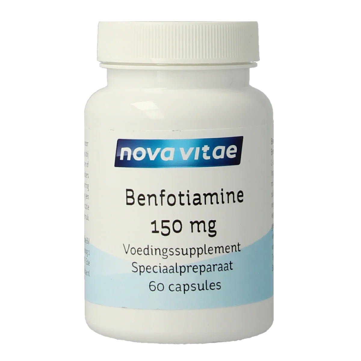 Nova Vitae Benfotiamine (vitamine B1) 150mg 60 Vegetarische capsules