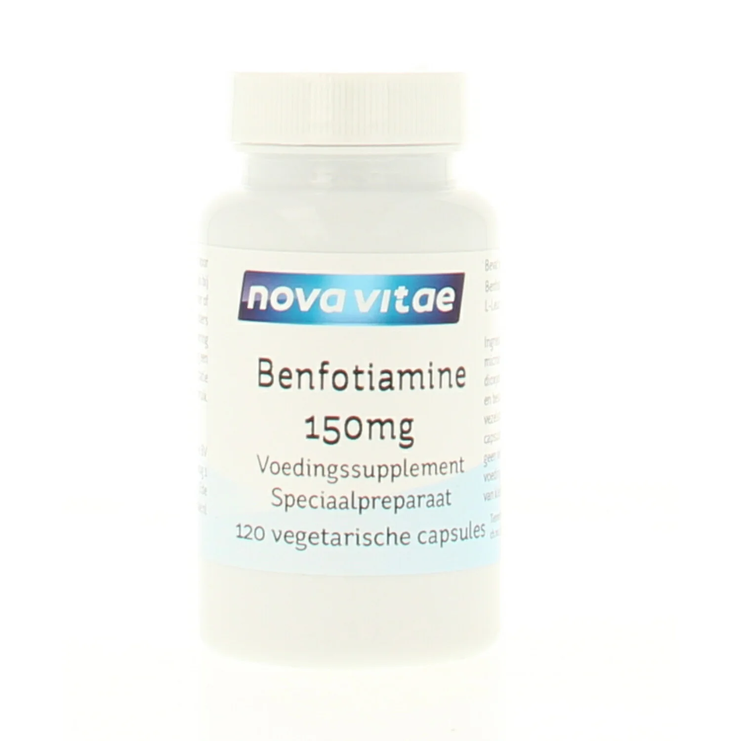Nova Vitae Benfotiamine (vitamine B1) 150mg 120.00 Vegetarische capsules