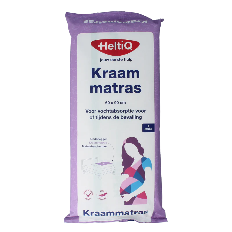 Heltiq Kraammatras 60 x 90cm zak 2 Stuks