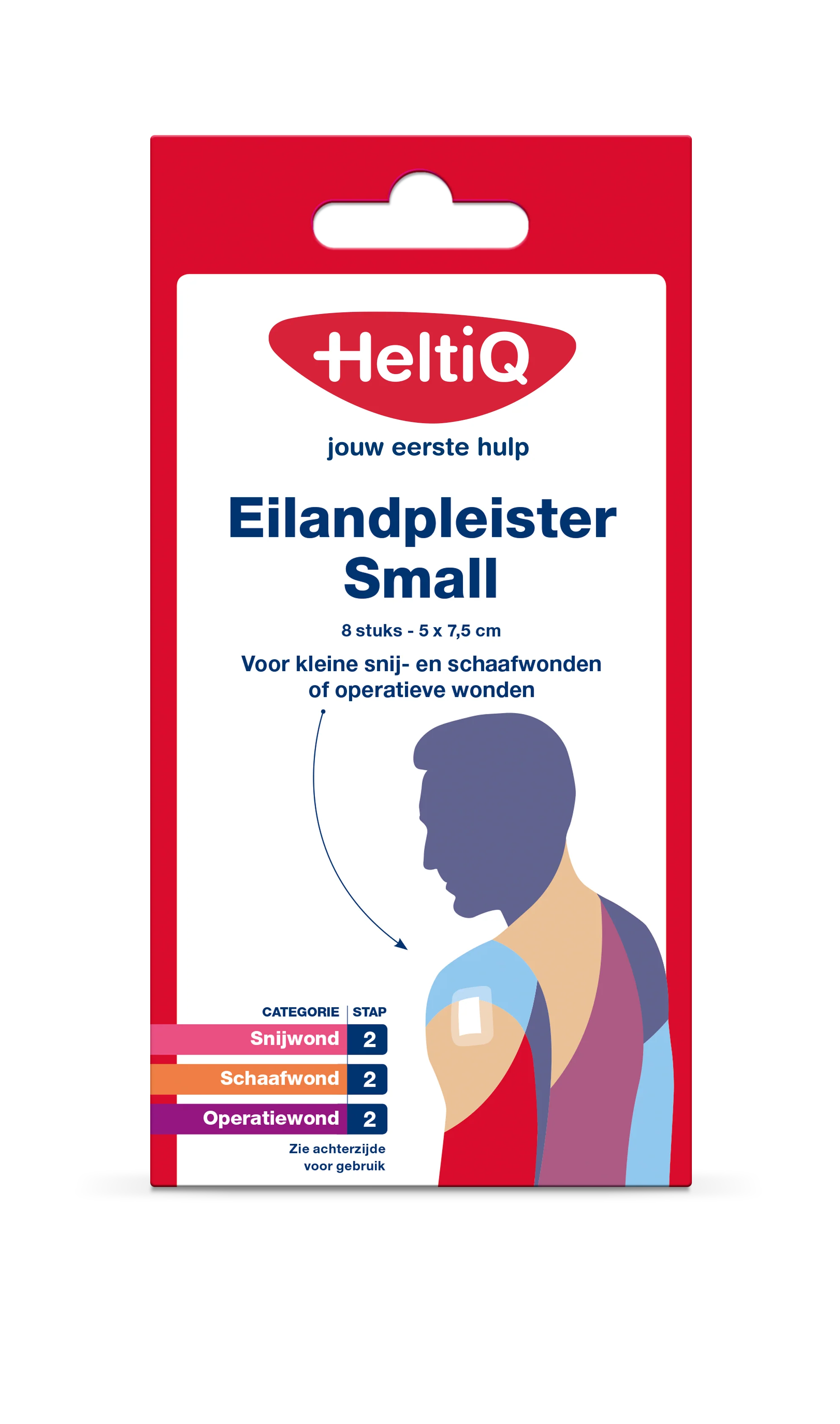 Heltiq Eilandpleisters small 5 x 7.5cm 8.00 Stuks