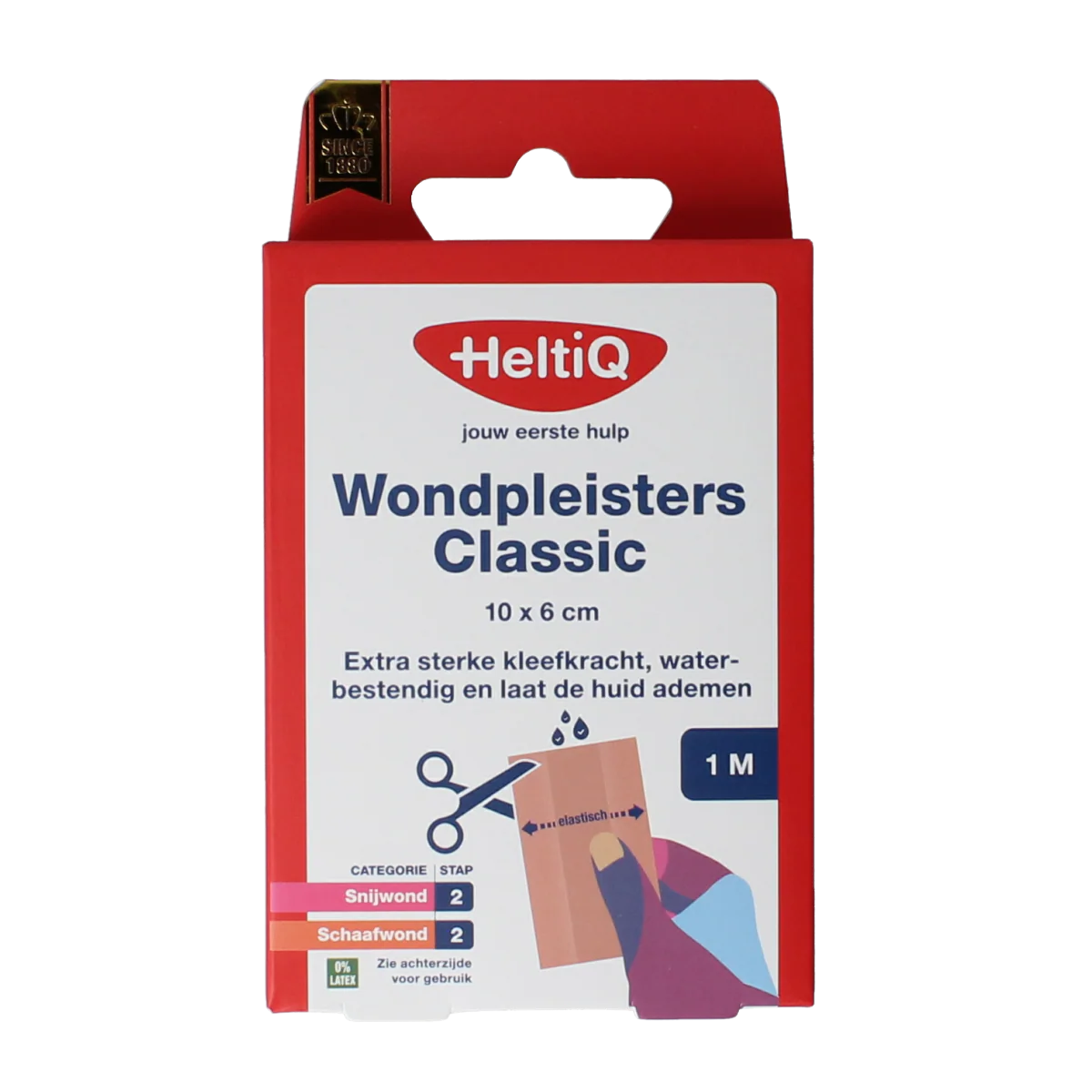 Heltiq Wondpleister classic 10x6cm 1m 1.00 Stuks
