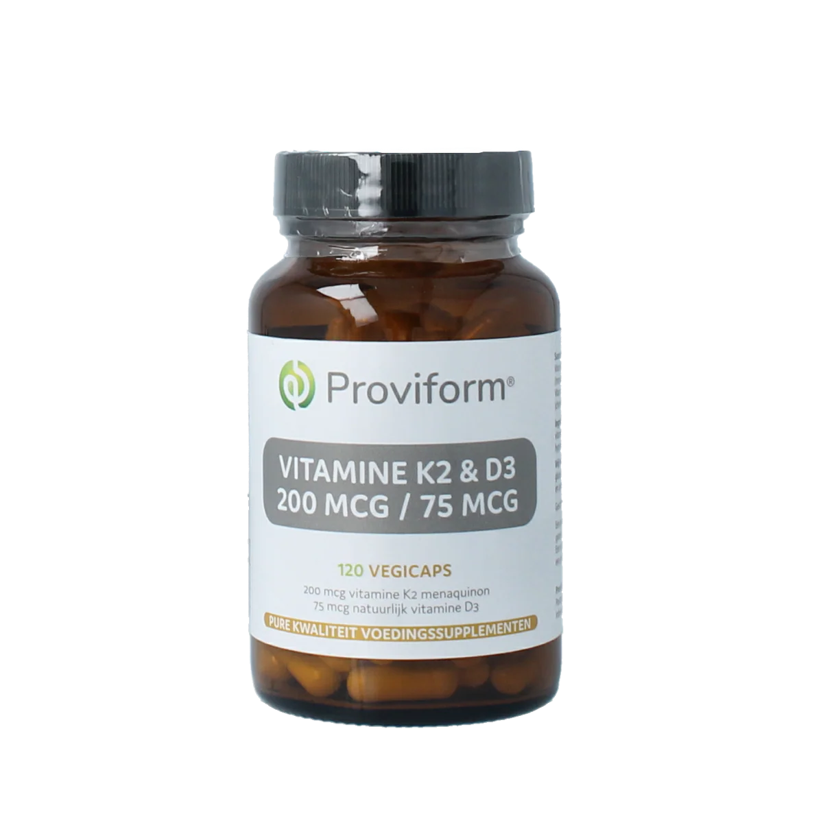 Proviform Vitamine K2 200mcg & D3 75mcg 120.00 Vegetarische capsules