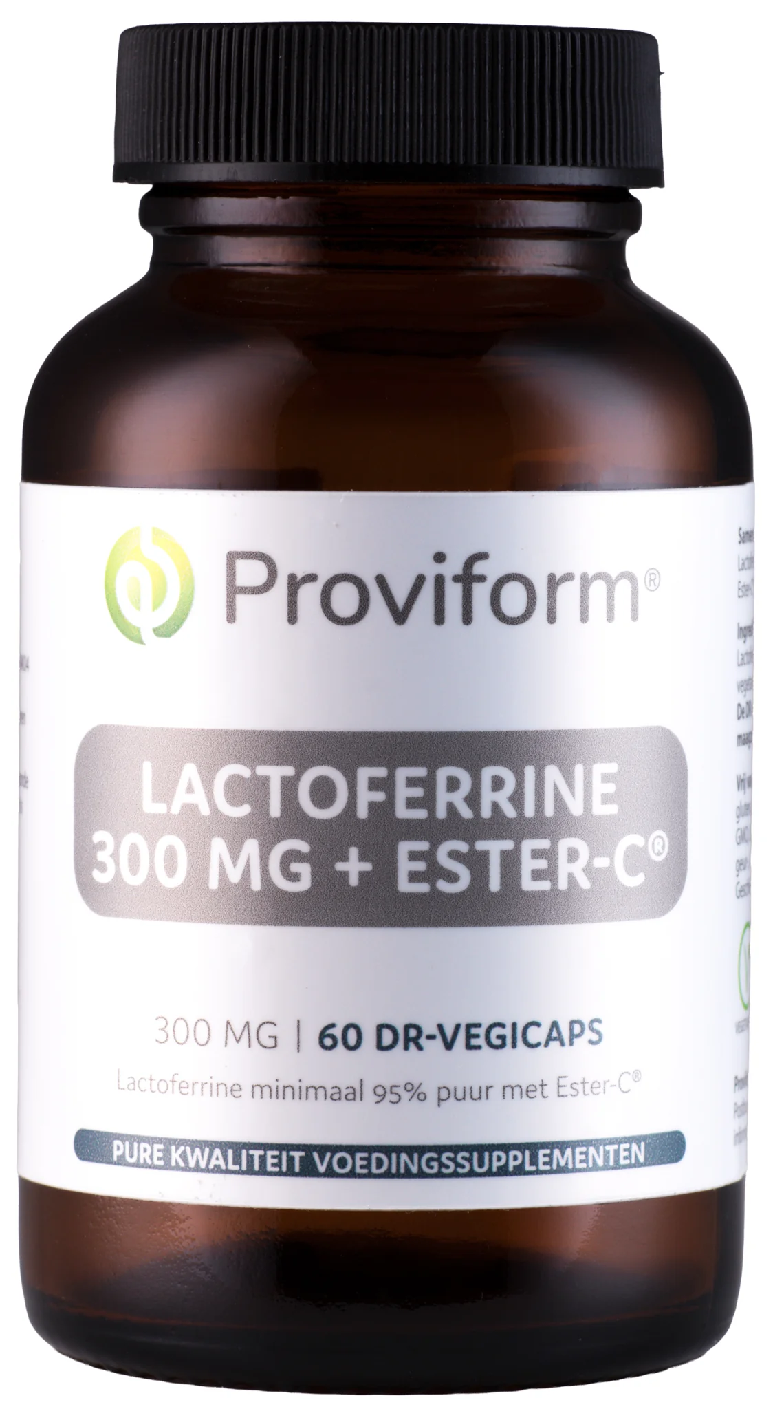 Proviform Lactoferrine puur 300mg + ester C 60.00 Vegetarische capsules
