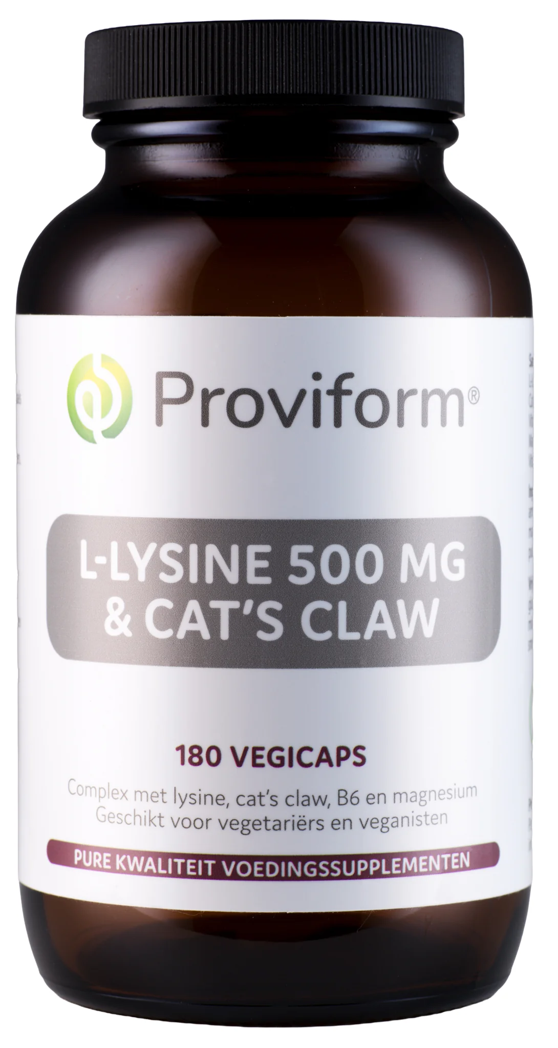 Proviform L-Lysine 500mg & cat’s claw 180.00 Vegetarische capsules