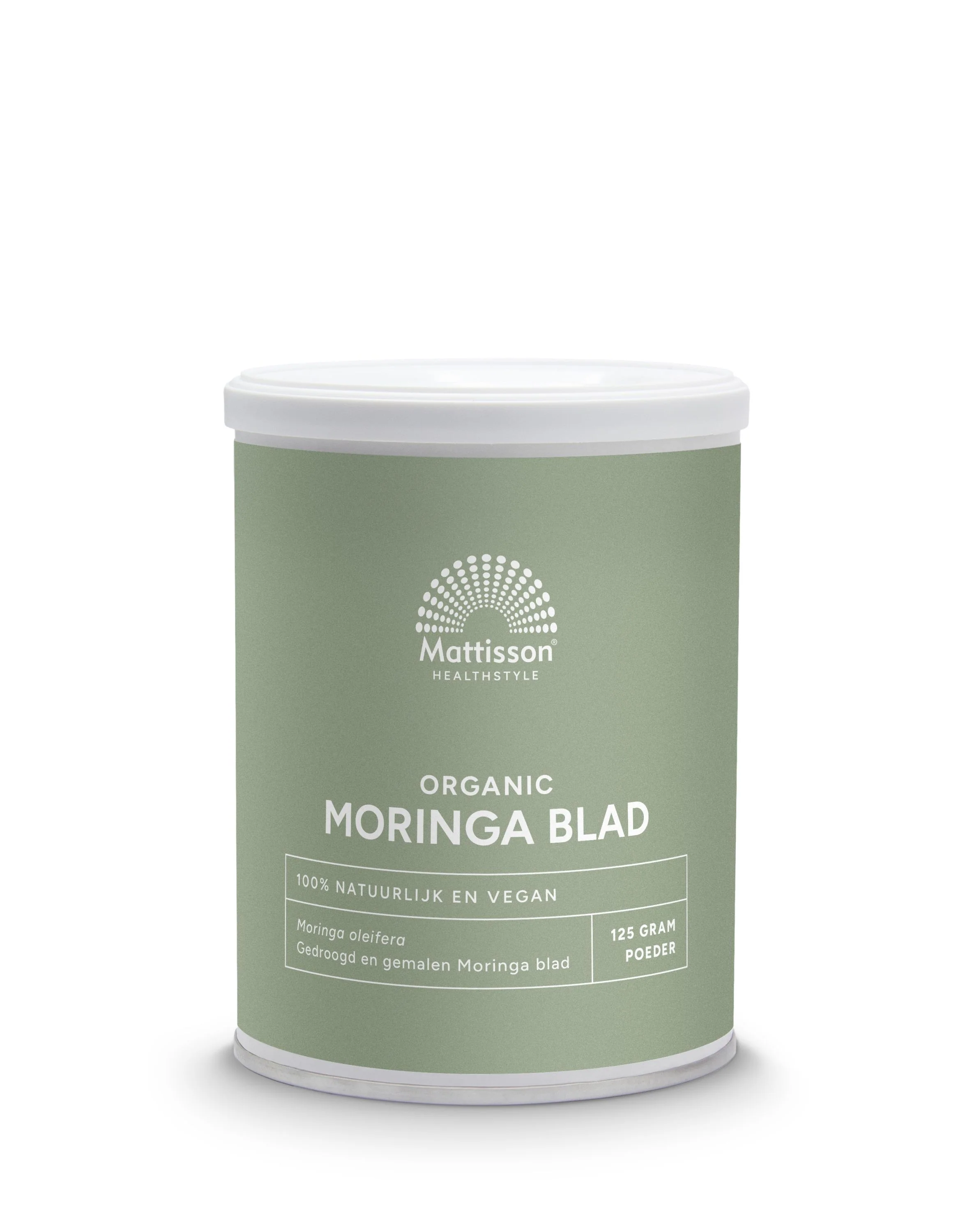 Mattisson Moringa blad poeder moringa oleifera bio 125.00 Gram