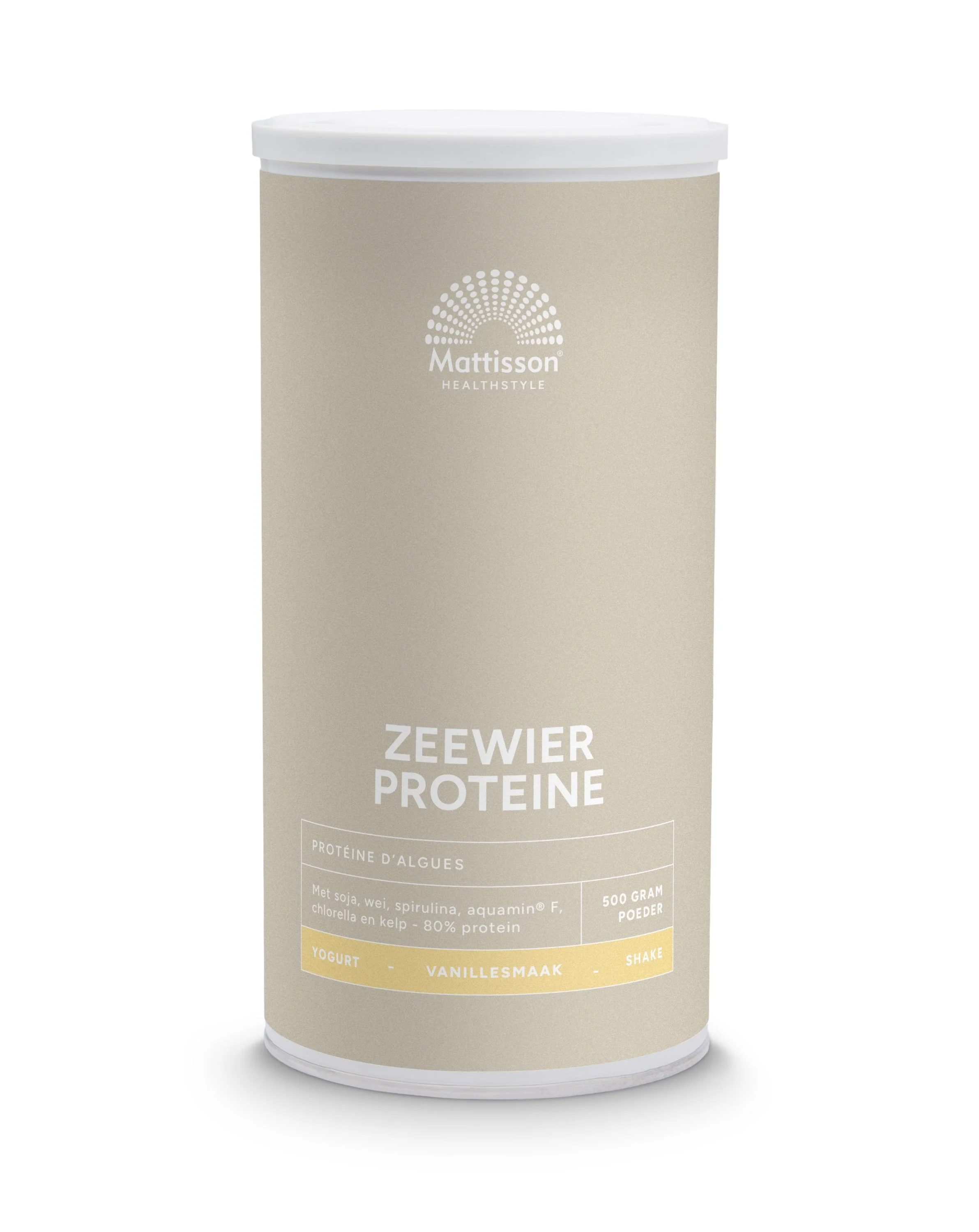 Mattisson Absolute zeewier eiwit vanille 500.00 Gram