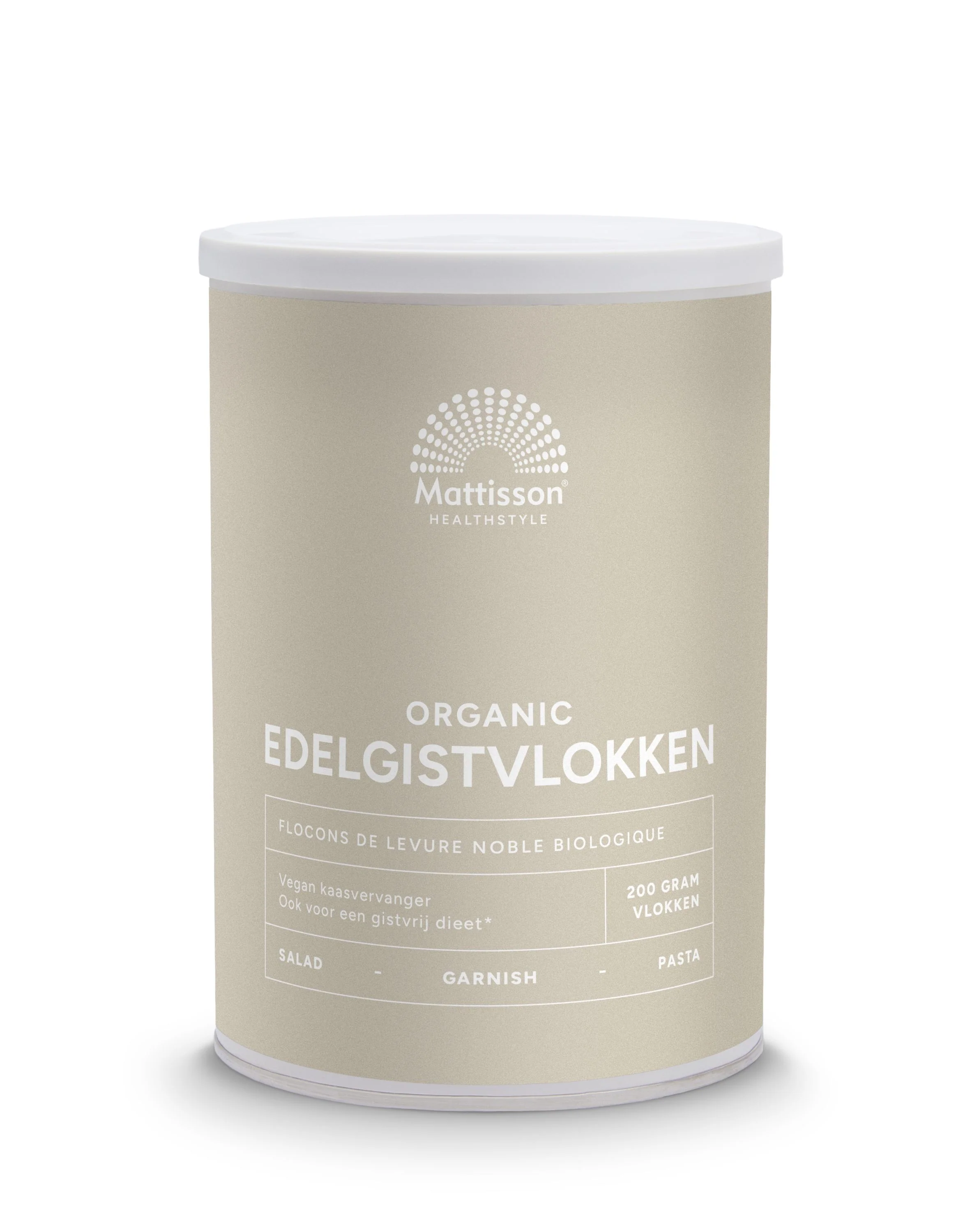Mattisson Edelgistvlokken 100% puur bio 200 Gram