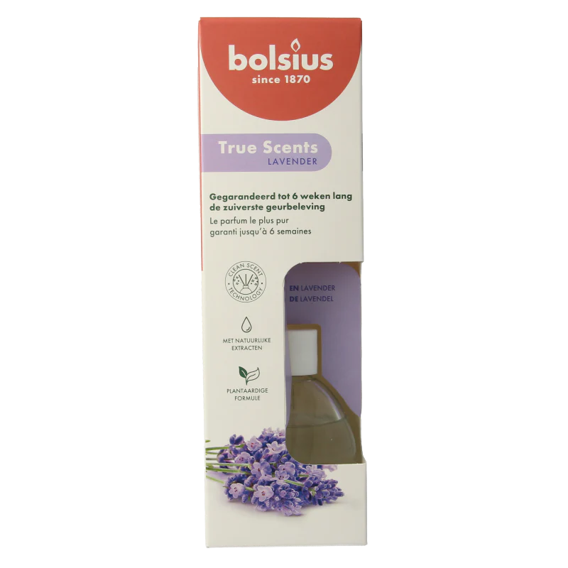 Bolsius True Scents geurverspreider lavender 60 Milliliter
