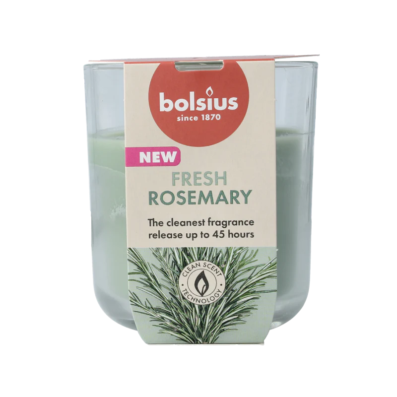 Bolsius Geurglas 97/85 true scents rosemary 1 Stuks