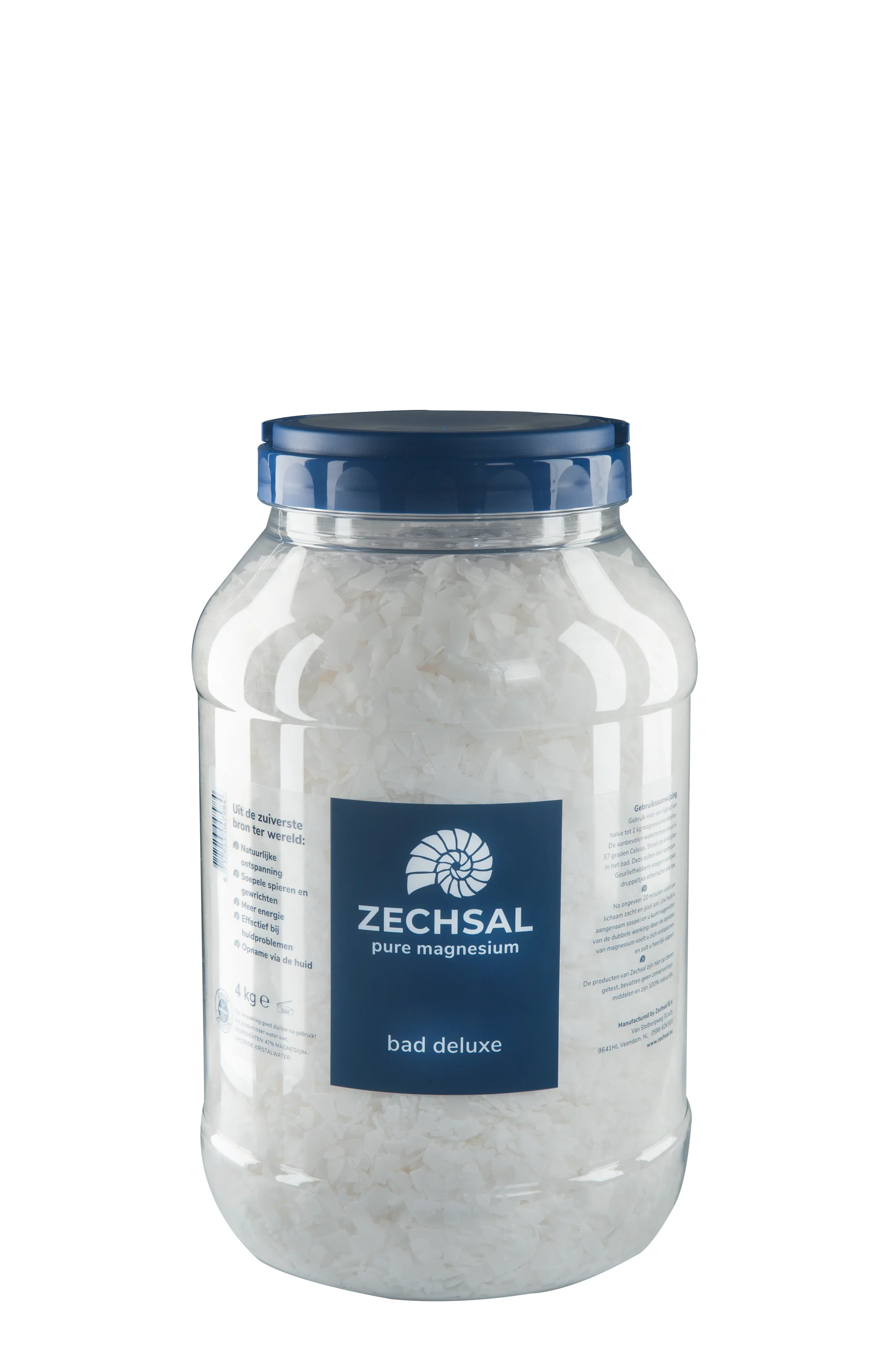 Zechsal Magnesium badzout deluxe 4 Kilogram