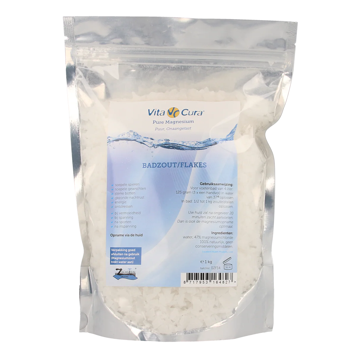 Vitacura Magnesium zout/flakes 1.00 Kilogram