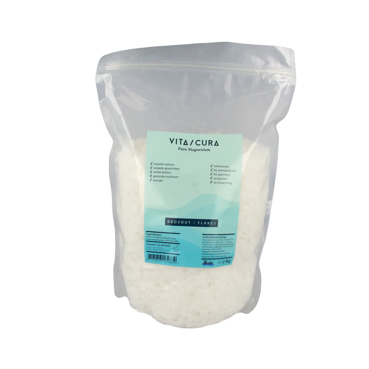 Vitacura Magnesium zout/flakes 2.00 Kilogram