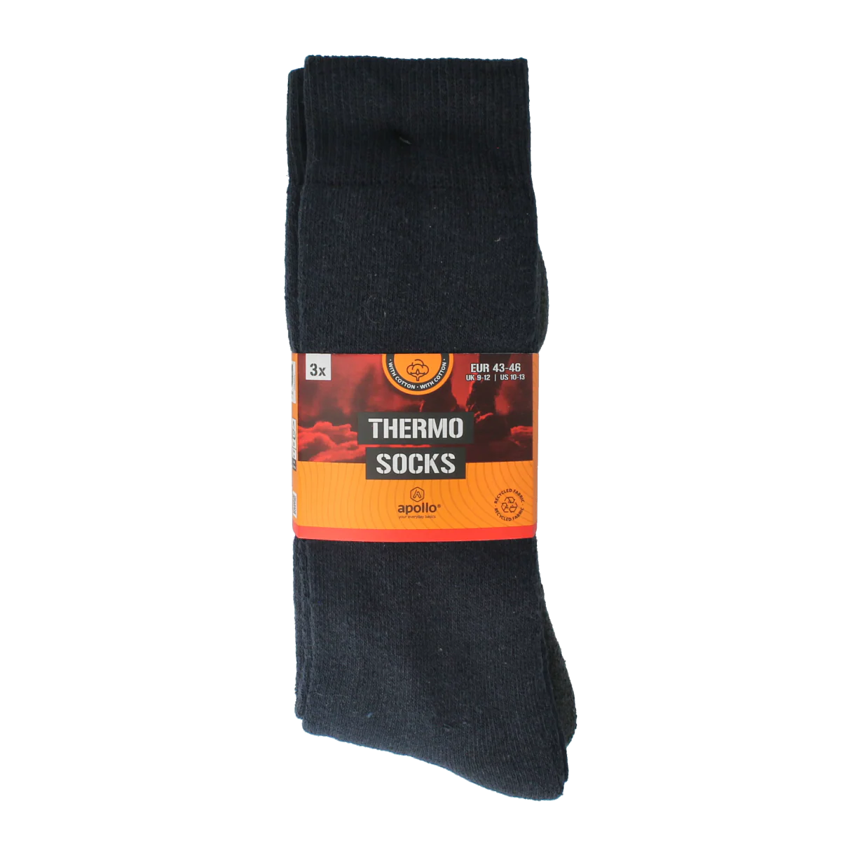 Apollo Thermosok 43-46 assorti donker 3.00 Paar