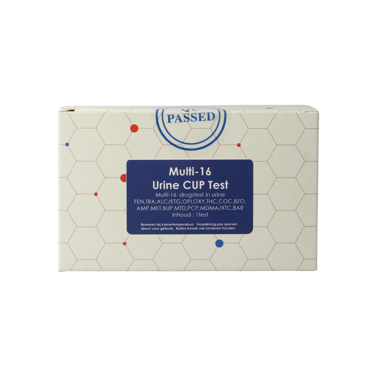 Testjezelf.nu Multi 16 drugstest cup urine 1.00 Stuks