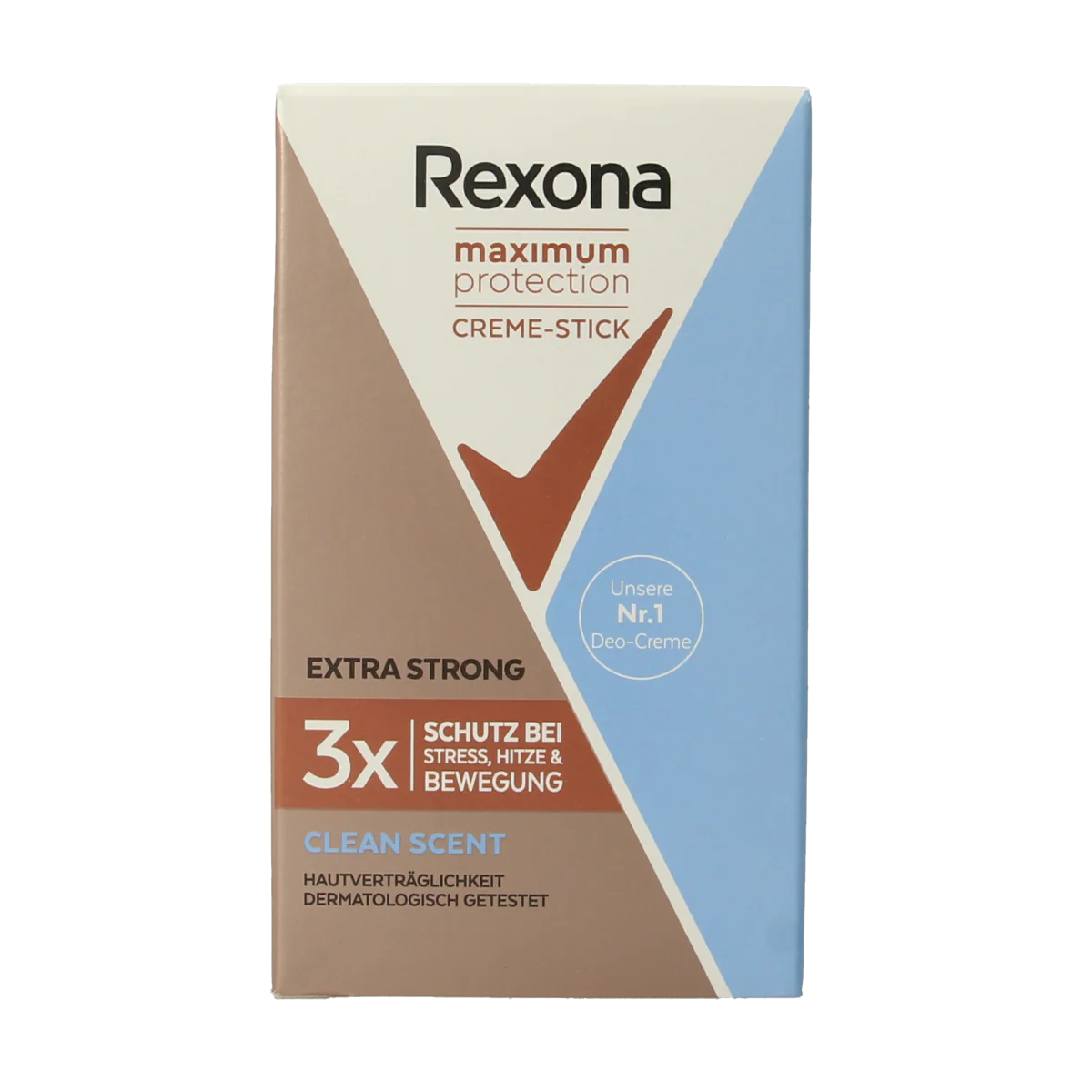 Rexona Deodorant stick woman max prot clean scent 45 Milliliter
