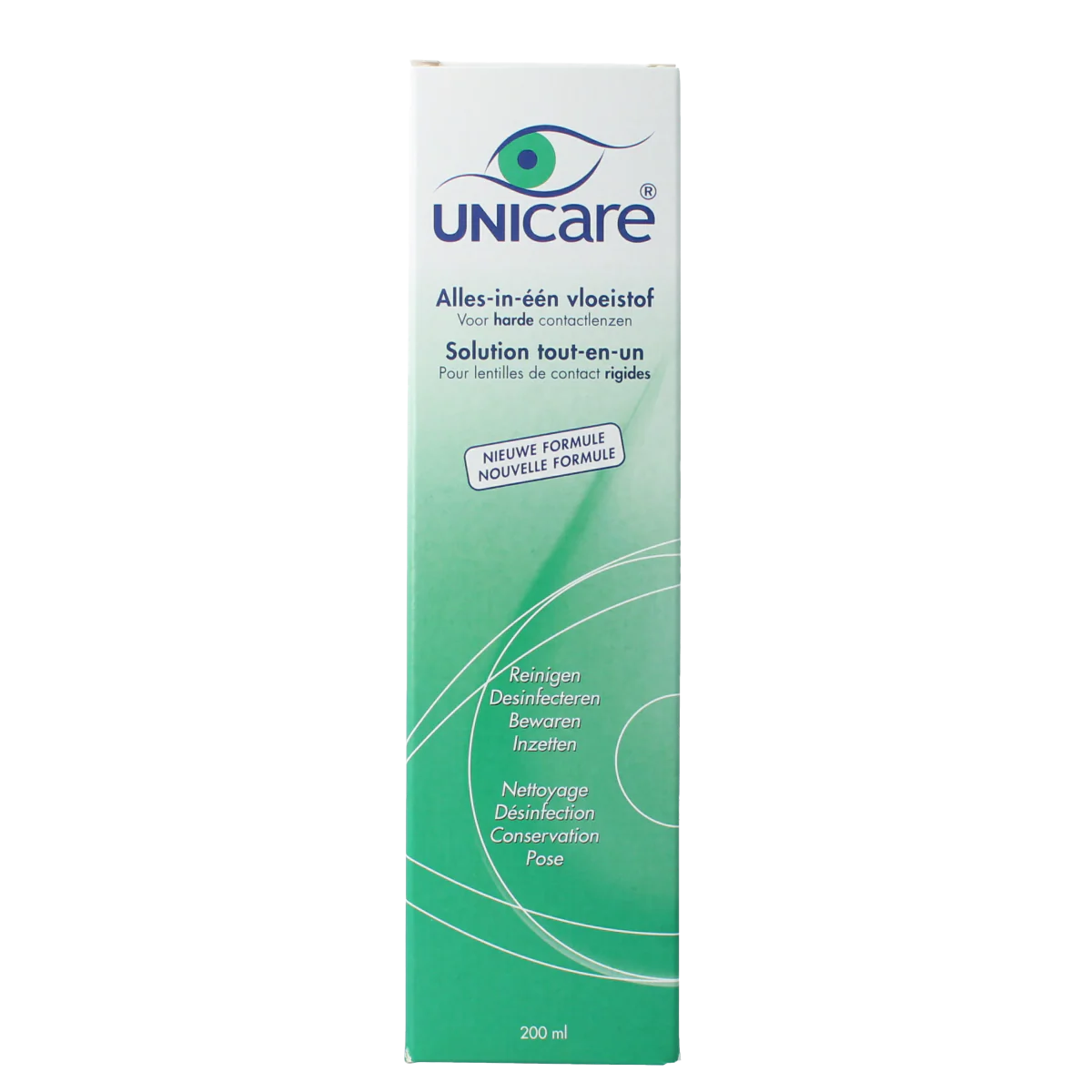 Unicare Alles-in-een vloeistof harde lenzen 200.00 Milliliter