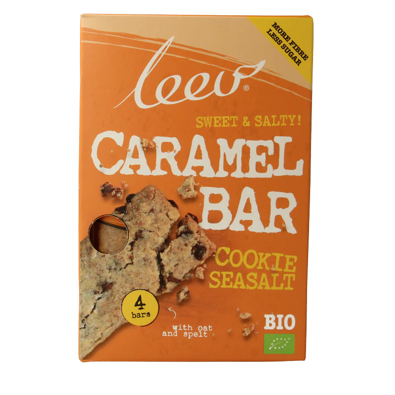 Leev Cookiebar karamel & zeezout bio 140 Gram