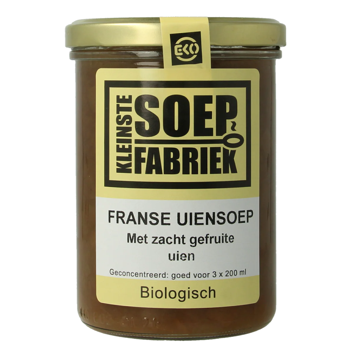 Kleinstesoepfabriek Franse uiensoep vegetarisch bio 400.00 Milliliter