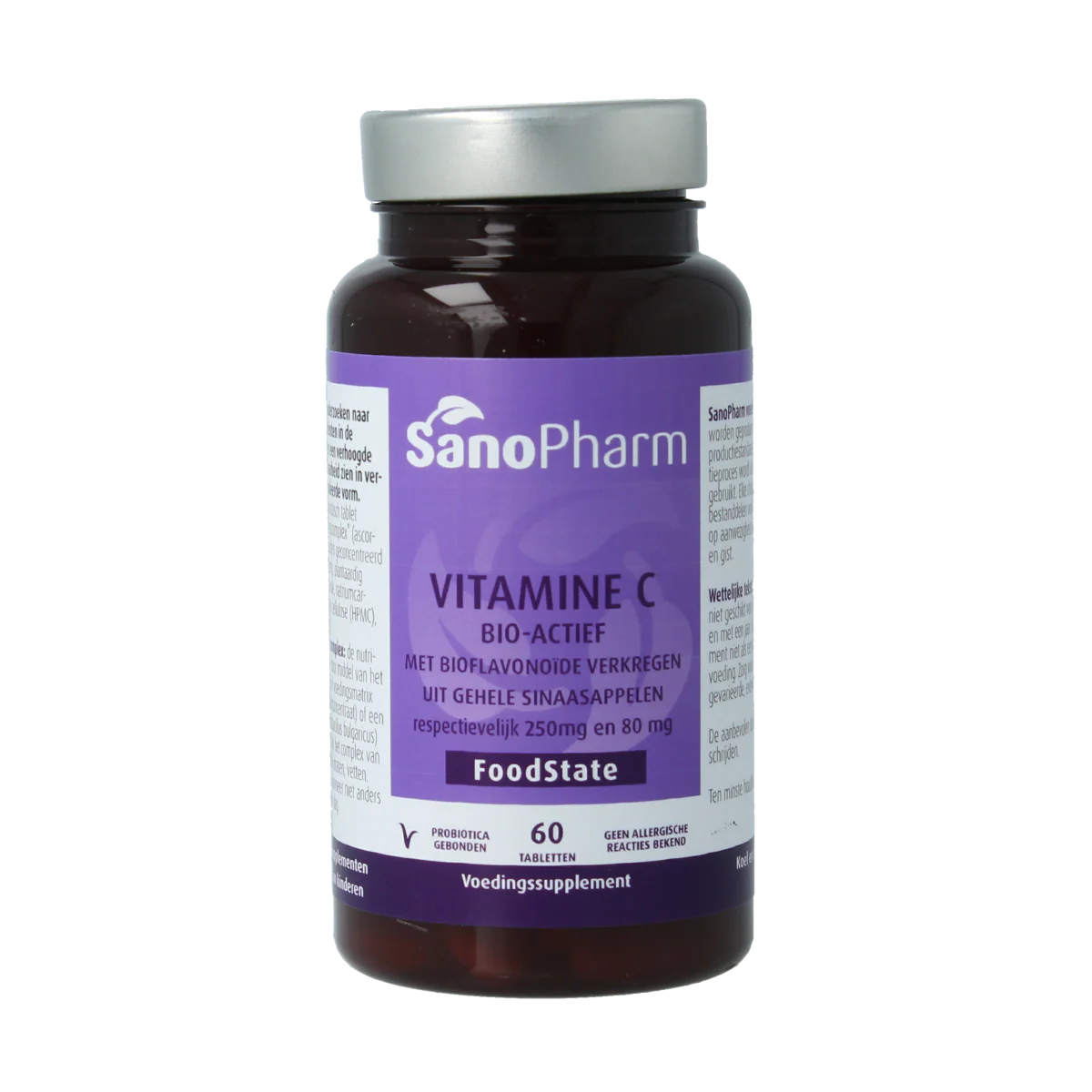 SanoPharm Vitamine C 250mg & bioflavonoiden 80mg 60.00 Tabletten