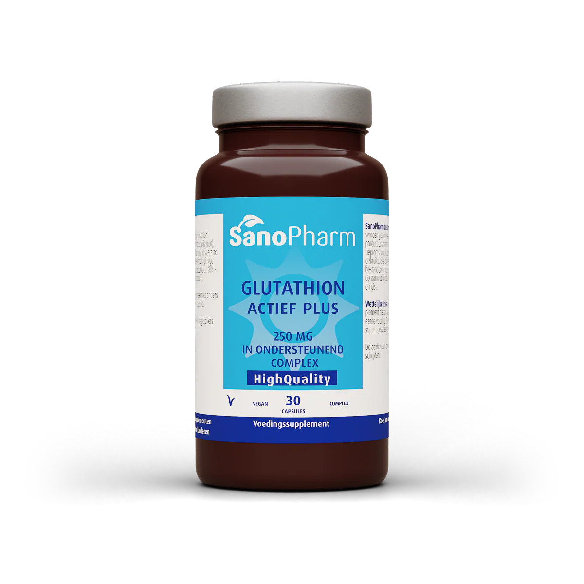 SanoPharm Glutathion actief plus high quality 30.00 Capsules