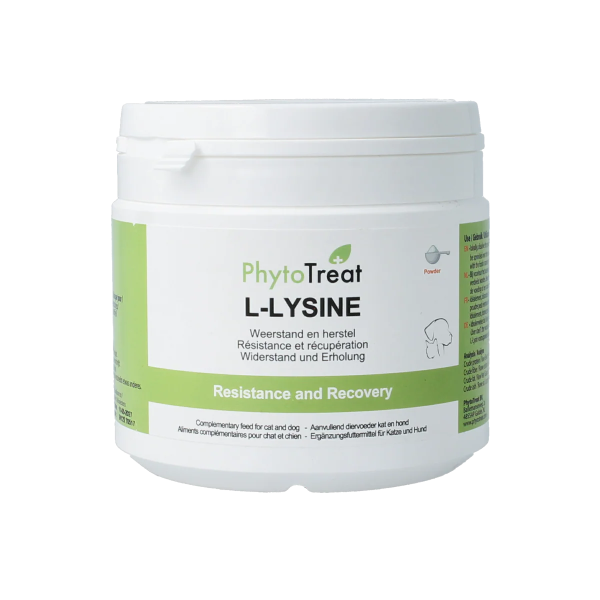 PhytoTreat L-lysine hond/kat 150.00 Gram