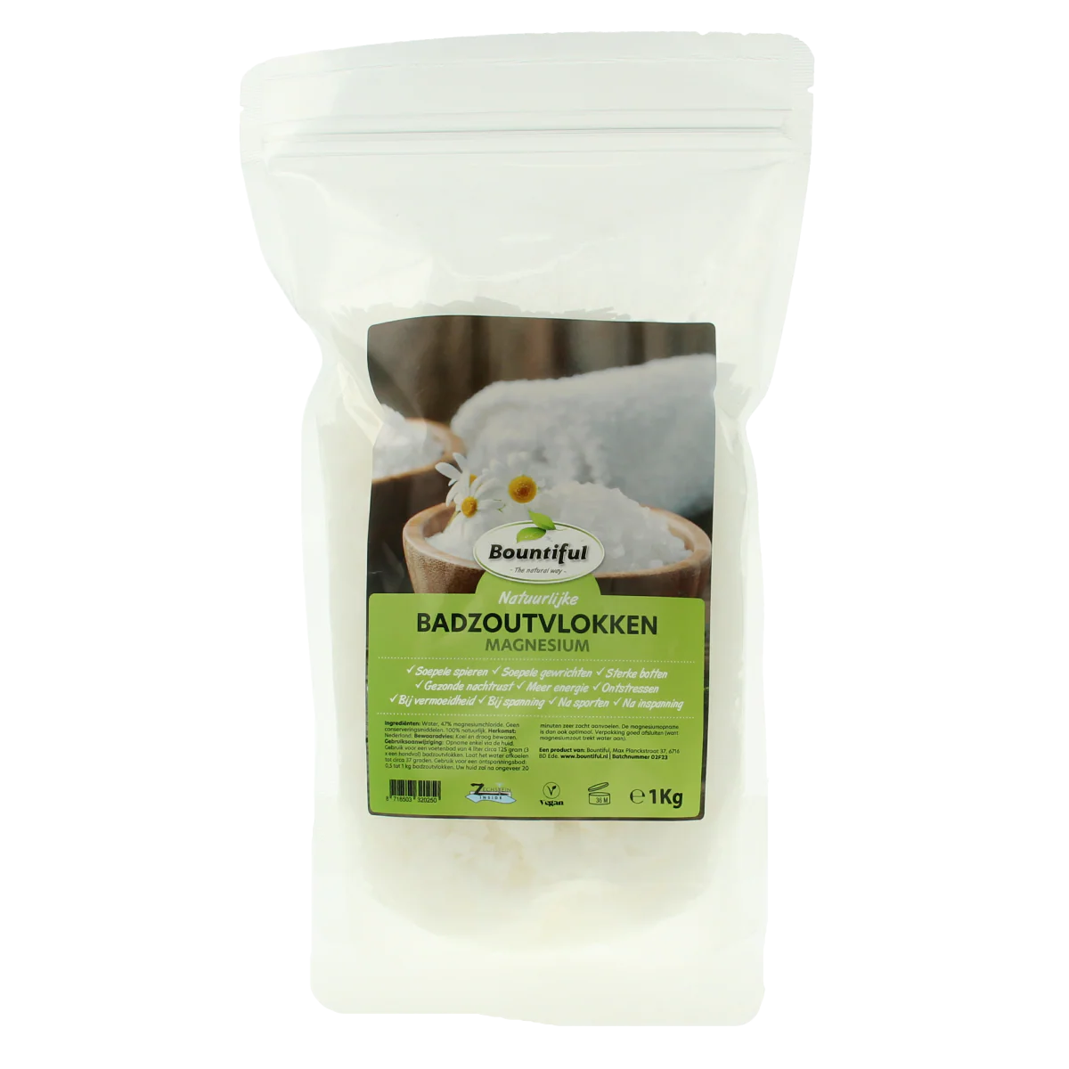 Bountiful Magnesium badzoutvlokken – Zechstein 1000.00 Gram