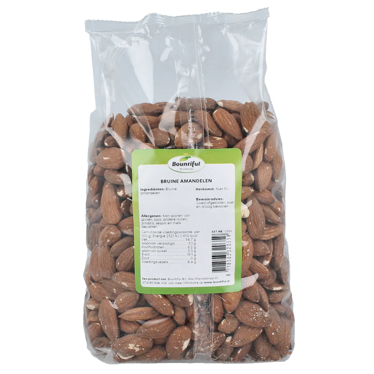 Bountiful Bruine amandelen 1000.00 Gram