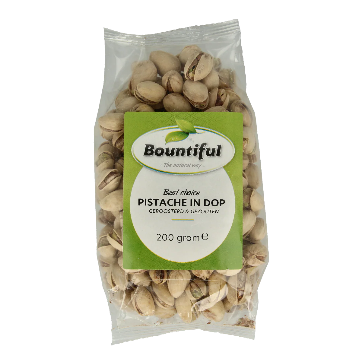 Bountiful Pistache in dop geroosterd en gezouten 200.00 Gram