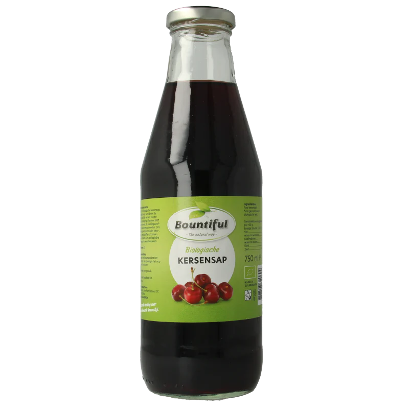 Bountiful Kersensap bio 750 Milliliter