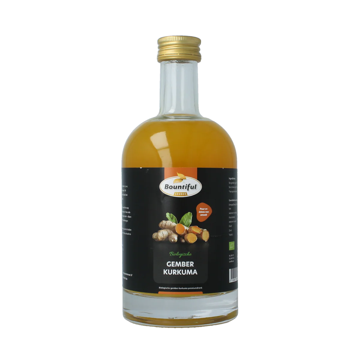 Bountiful select Gember sap kurkuma bio 500.00 Milliliter