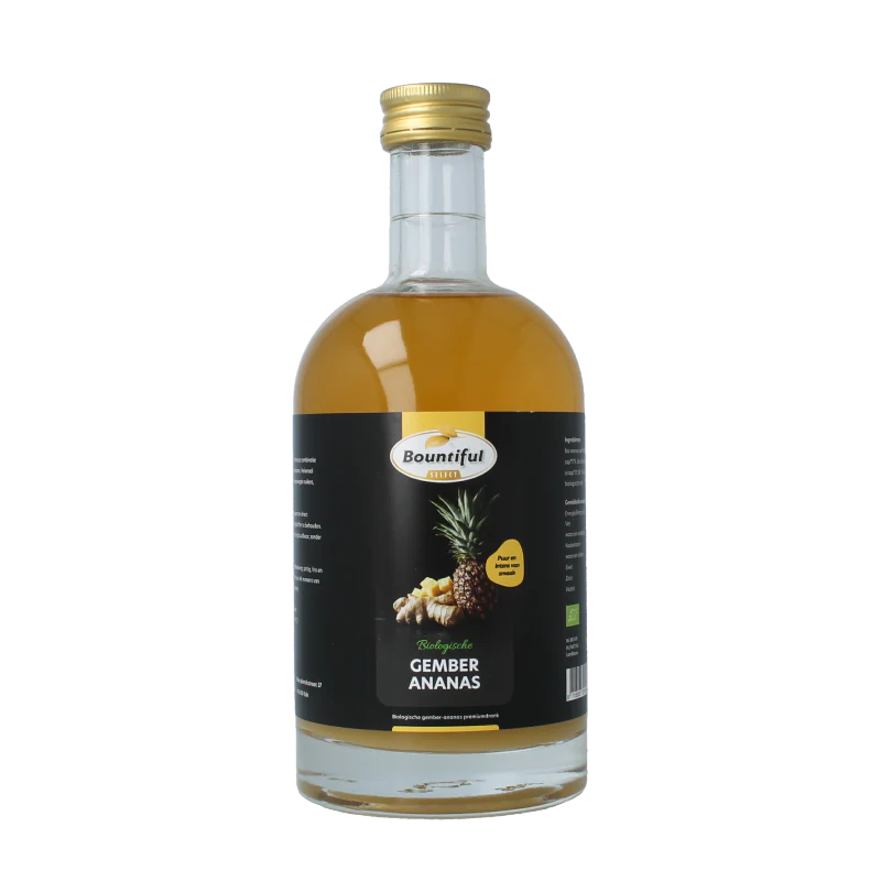 Bountiful select Gember sap ananas bio 500 Milliliter