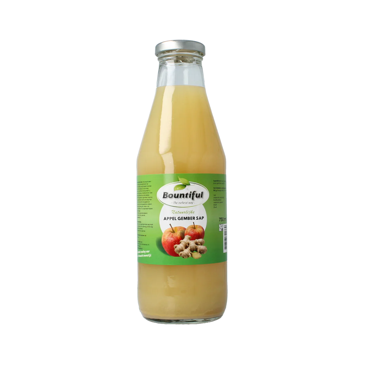 Bountiful Appel-gember sap 750.00 Milliliter