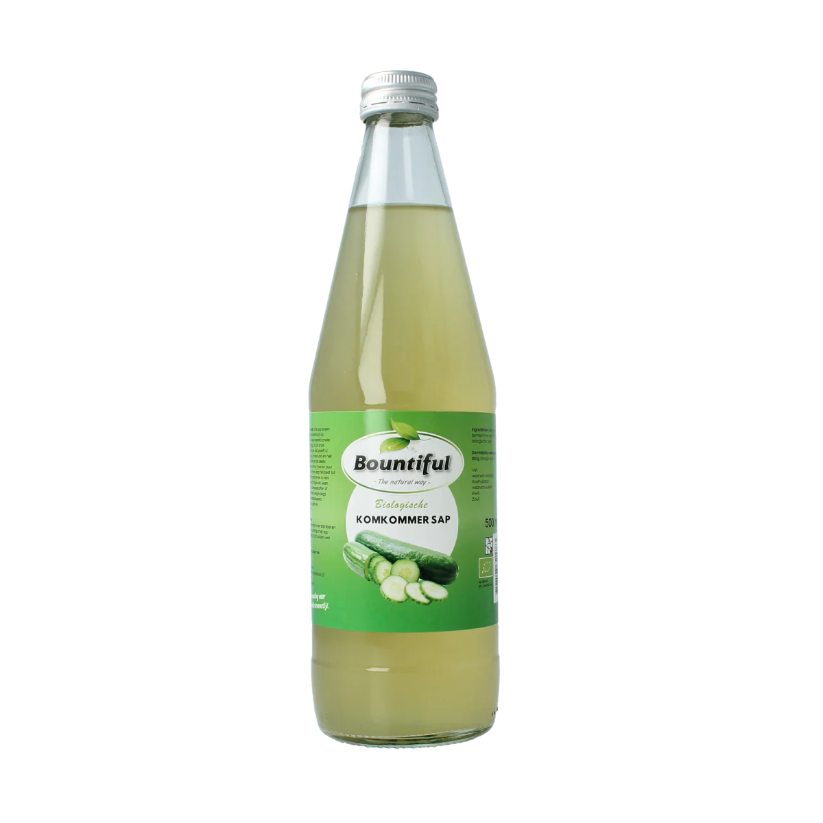 Bountiful Komkommersap bio 500.00 Milliliter