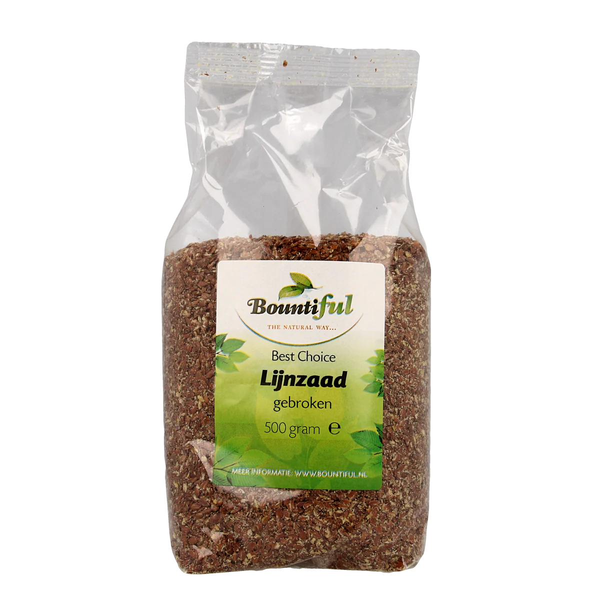 Bountiful Lijnzaad gebroken 500.00 Gram
