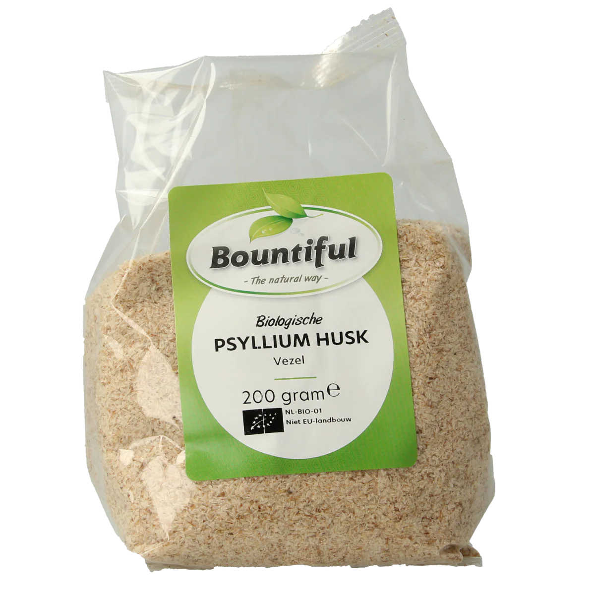 Bountiful Psyllium husk vezel/vlozaad bio 200.00 Gram