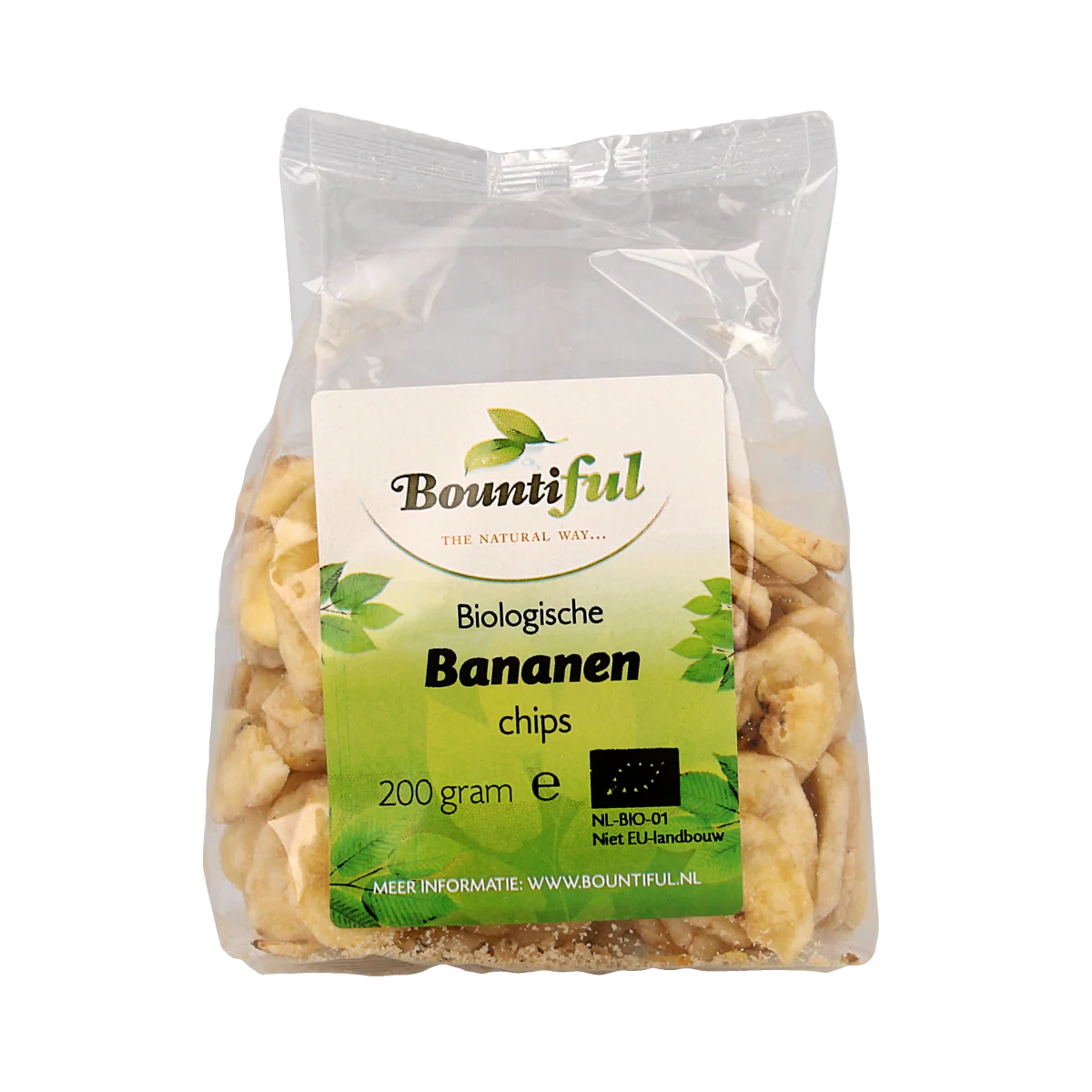 Bountiful Bananen chips bio 200.00 Gram