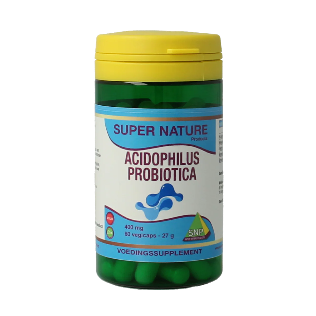 SNP Acidophilus probiotica 400 mg puur 60.00 Vegetarische capsules